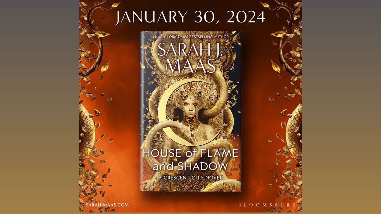 The Cover for Crescent City House of Flame and Shadow is Stunning!